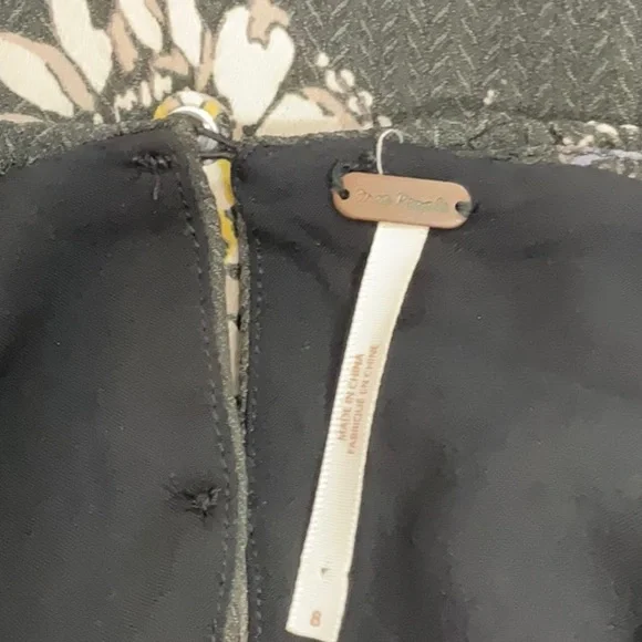 Free People All I Got Maxi Length Tiered Deep V Neckline Floral Dress - Picture 11 of 12